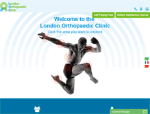 Tablet Screenshot of londonorthopaedic.com